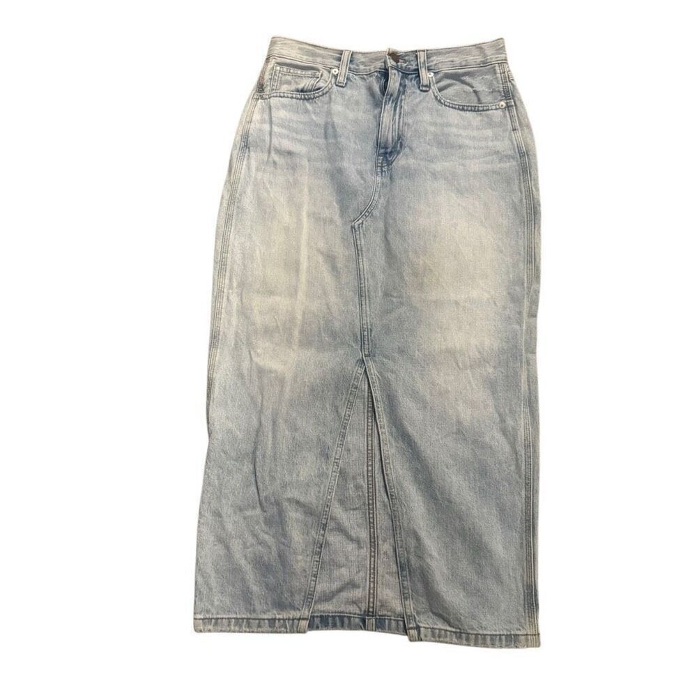 Madewell denim midi skirt size 26